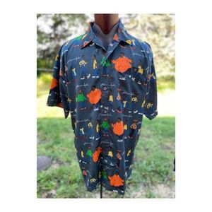 Fubu Platinum 90s Fat Albert Button Up Shirt Vintage Retro Sz XXL Mens